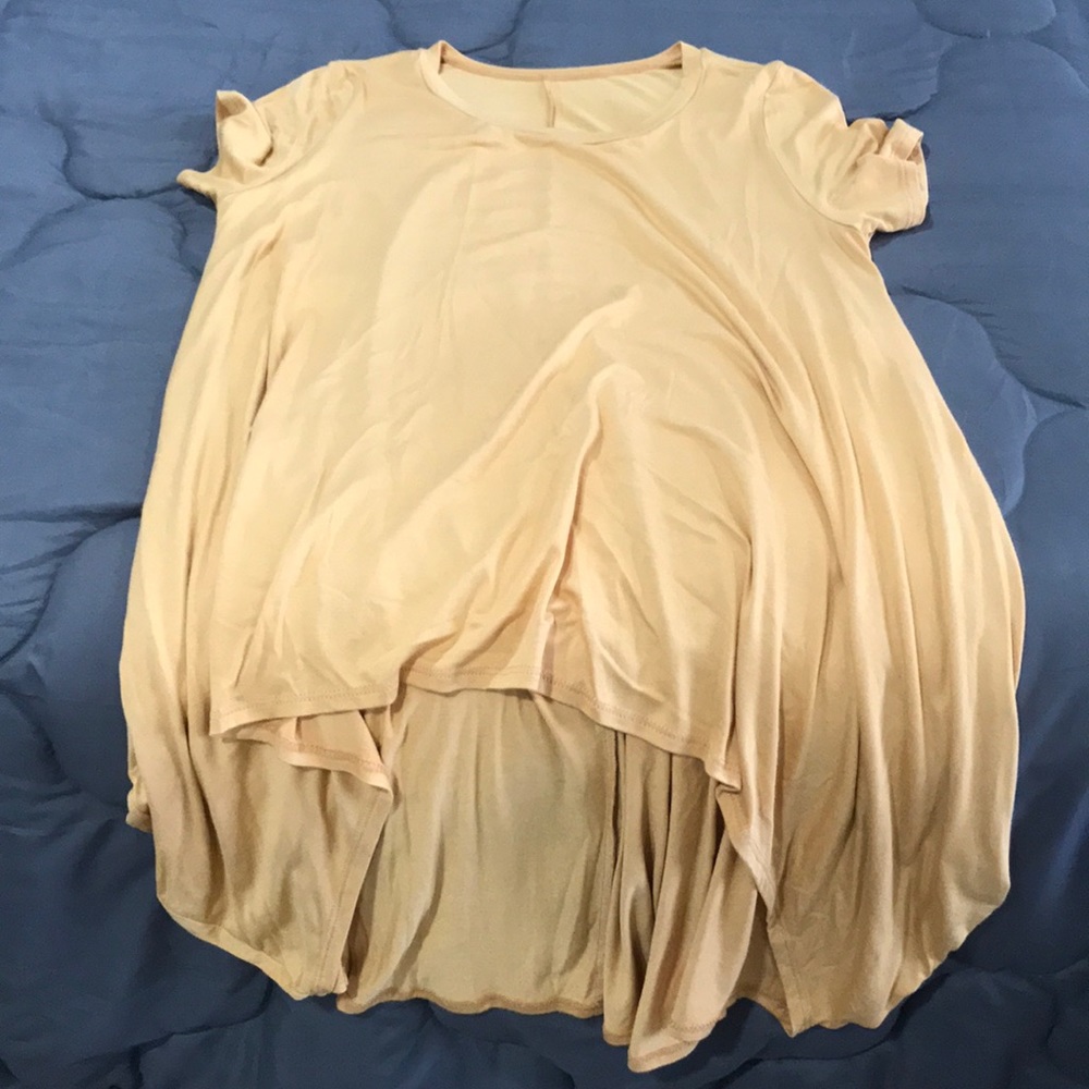 Yellow flow dress